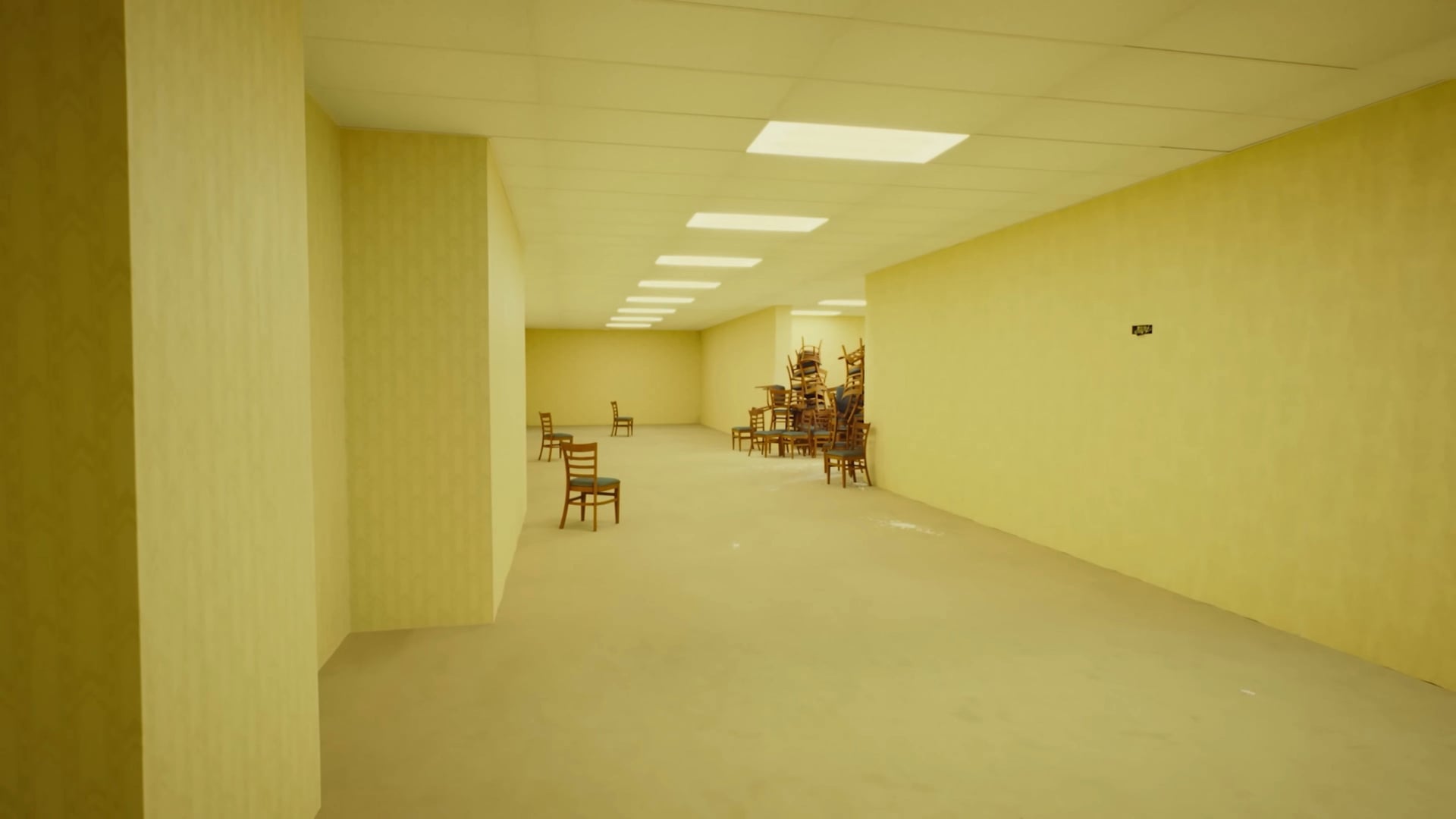 Foto do filme Backrooms: Um Não-Lugar