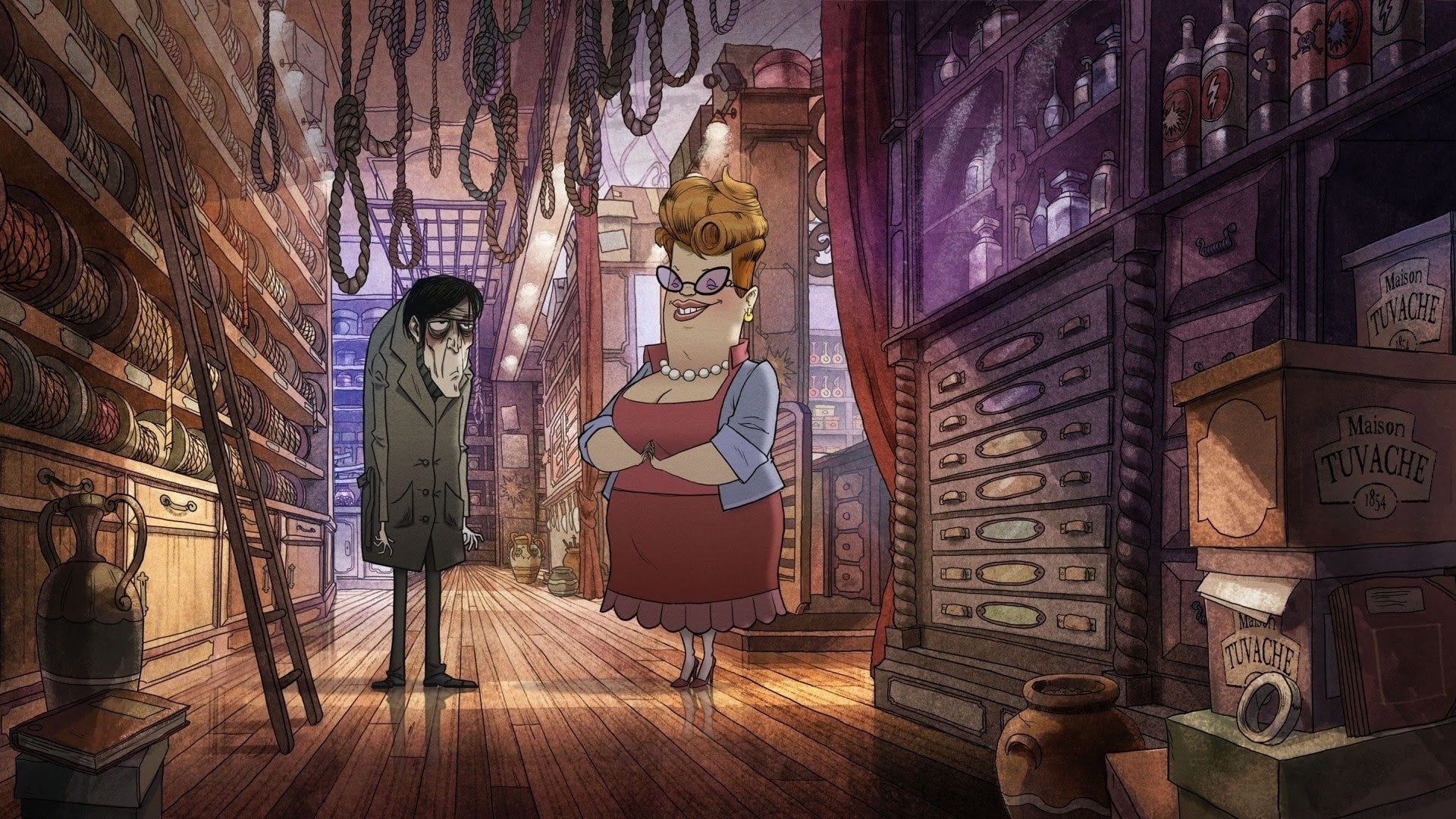 Foto do filme A Pequena Loja de Suicídios