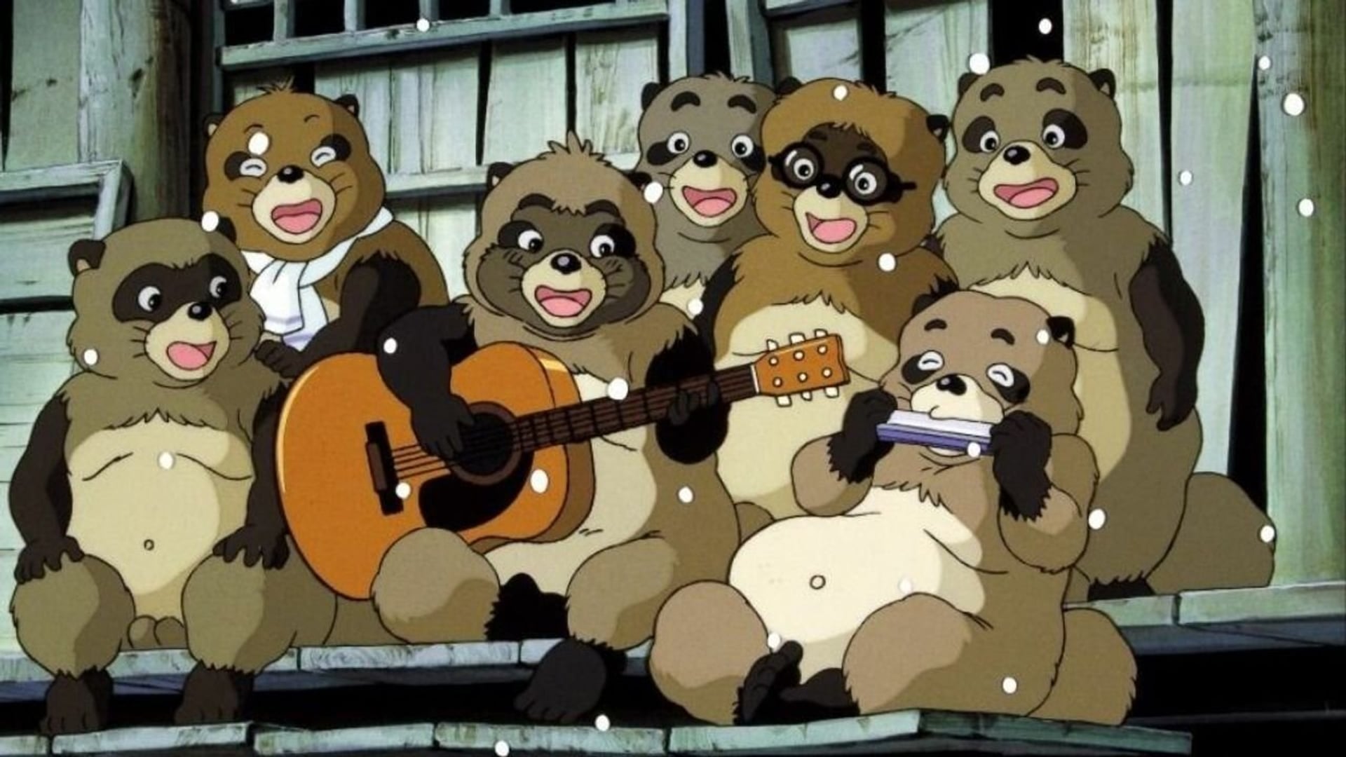 Foto do filme PomPoko: A Grande Batalha dos Guaxinins
