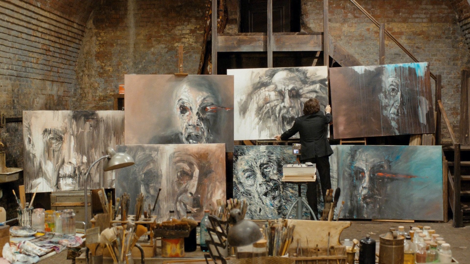 Foto do filme A Historia de Kaminski, O Pintor Cego