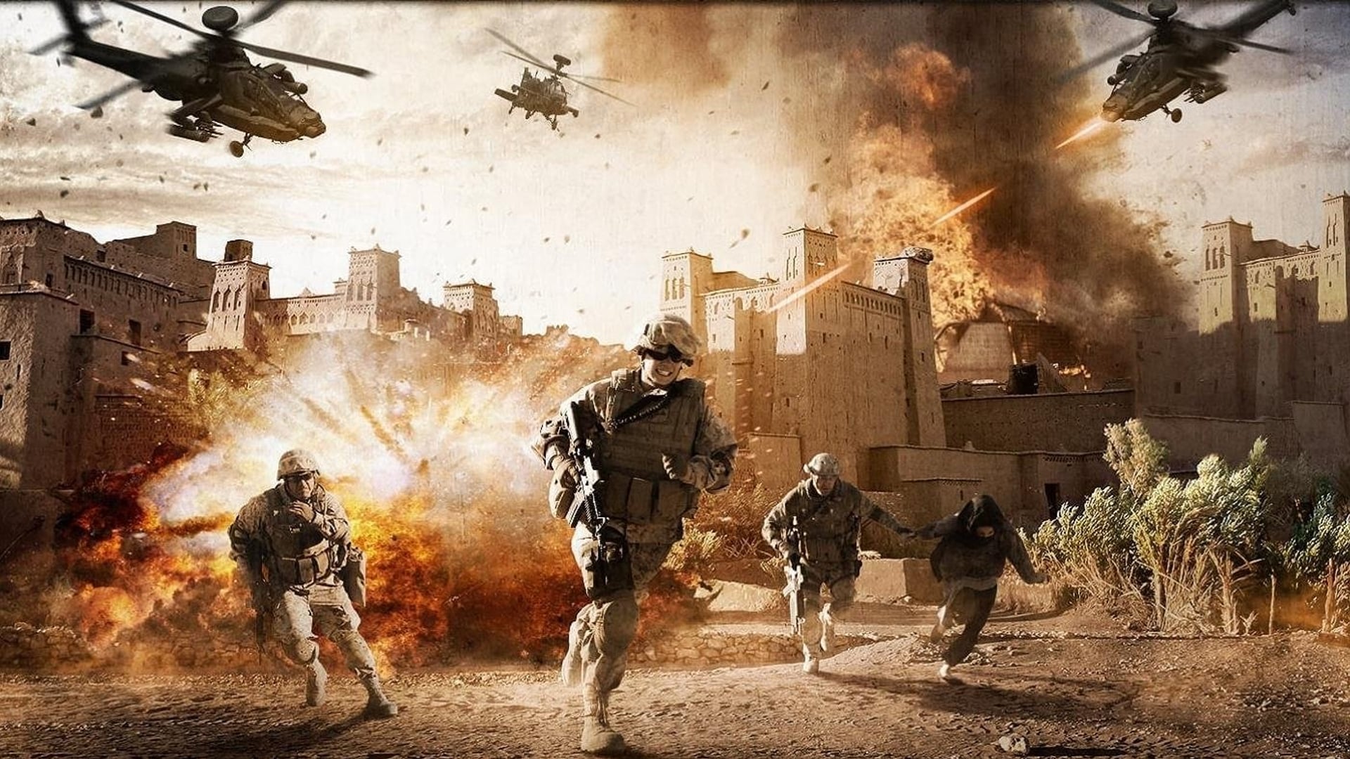 Foto do filme Soldado Anônimo - Campo Em Chamas