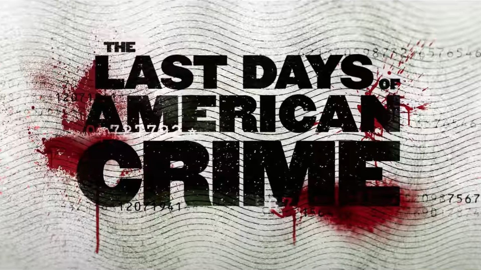 Foto do filme The Last Days of American Crime