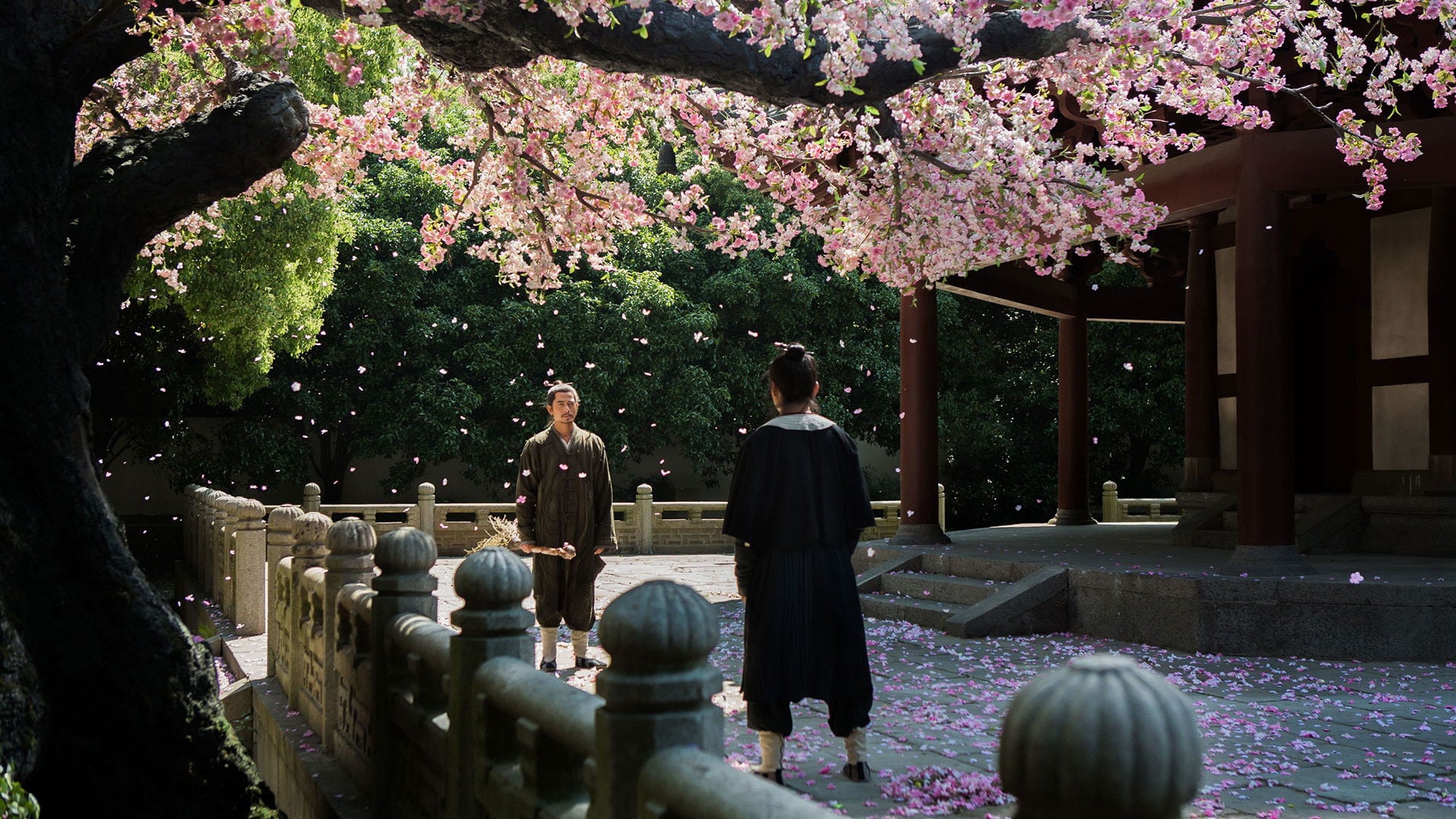 Foto do filme O Monge Desce a Montanha