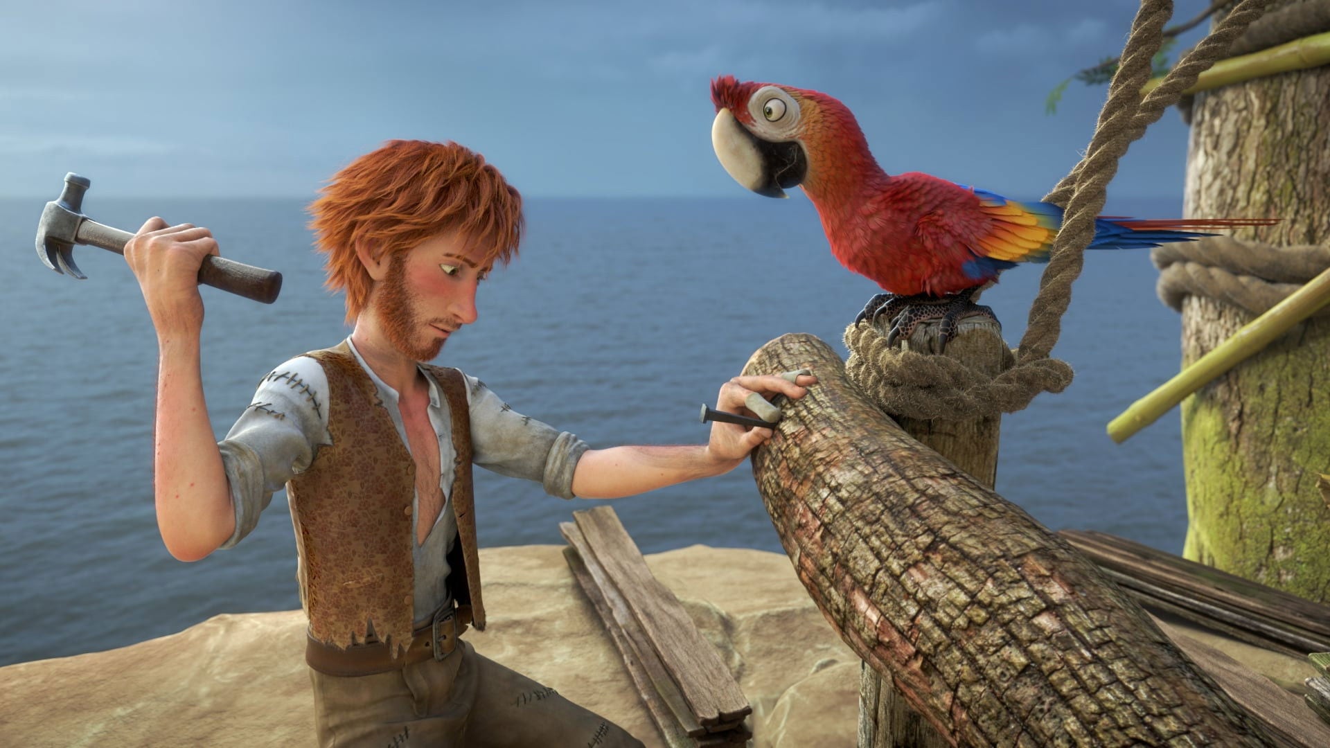 Foto do filme As Aventuras de Robinson Crusoé