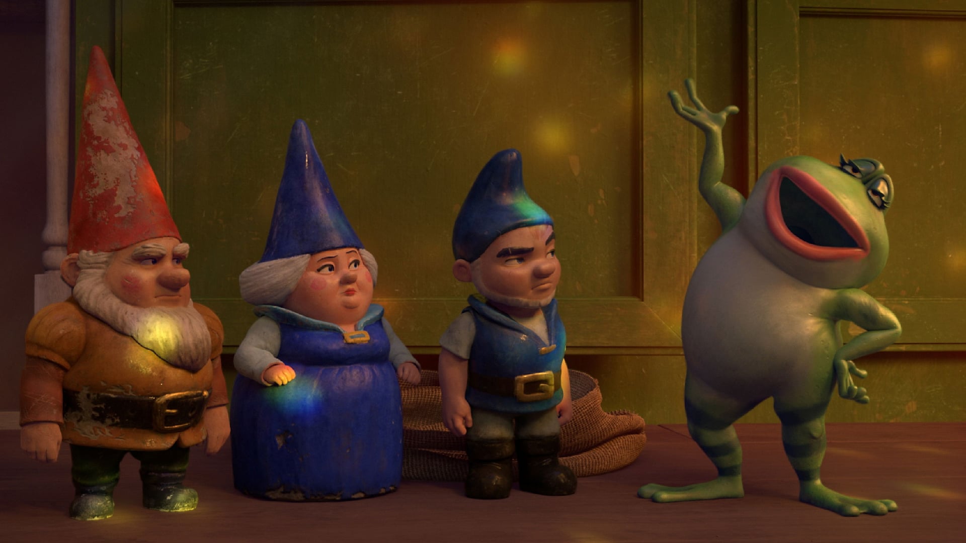 Foto do filme Gnomeu e Julieta: O Mistério do Jardim
