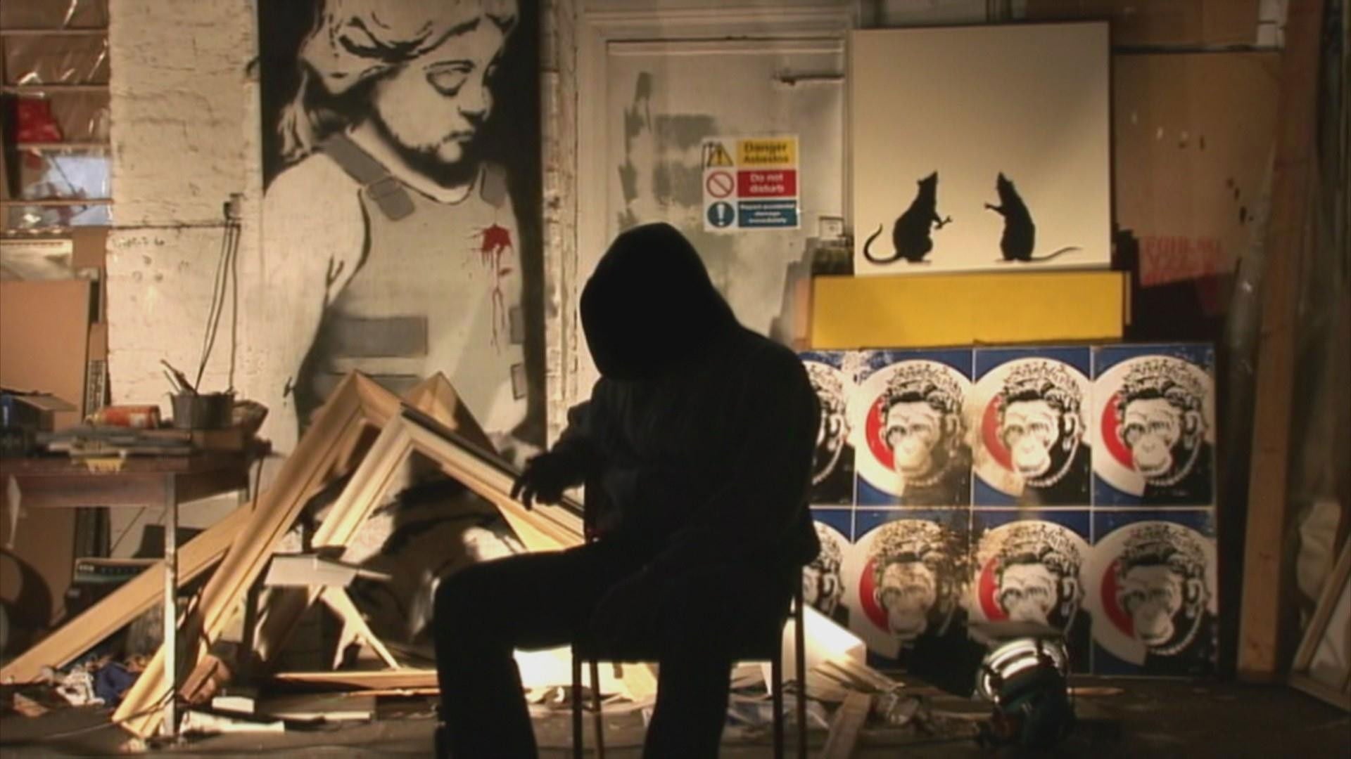 Foto do filme Bansky Pinta a Parede