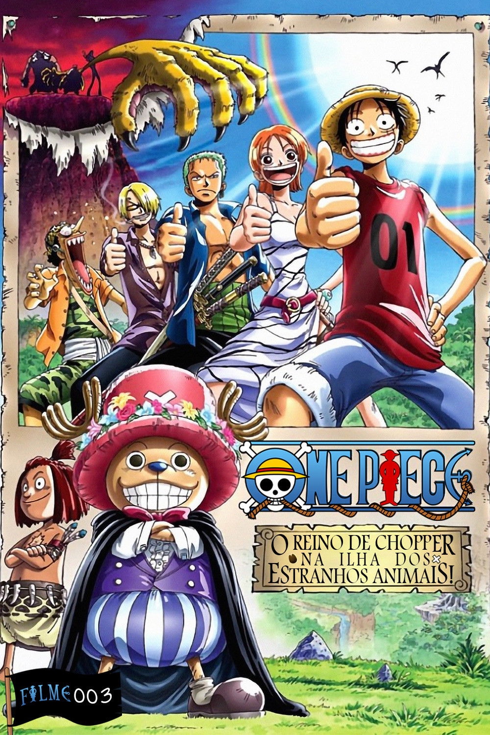One Piece: O Reino de Chopper na Ilha dos Estranhos Animais!