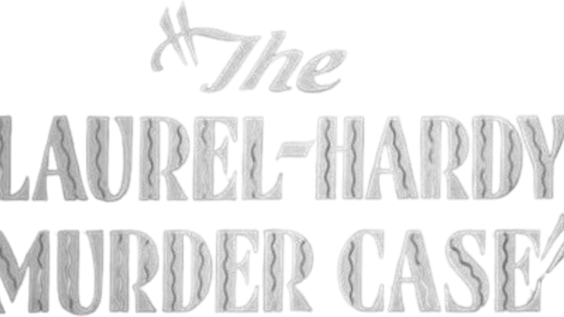 Foto do filme The Laurel-Hardy Murder Case