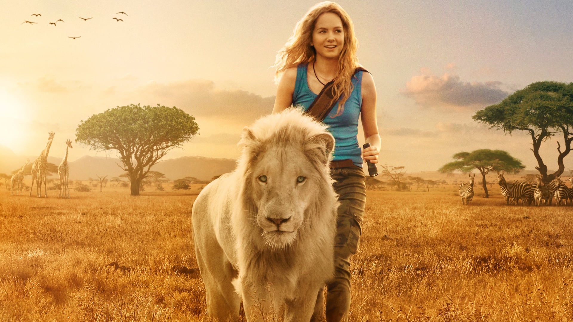 Foto do filme A Menina e o Leão