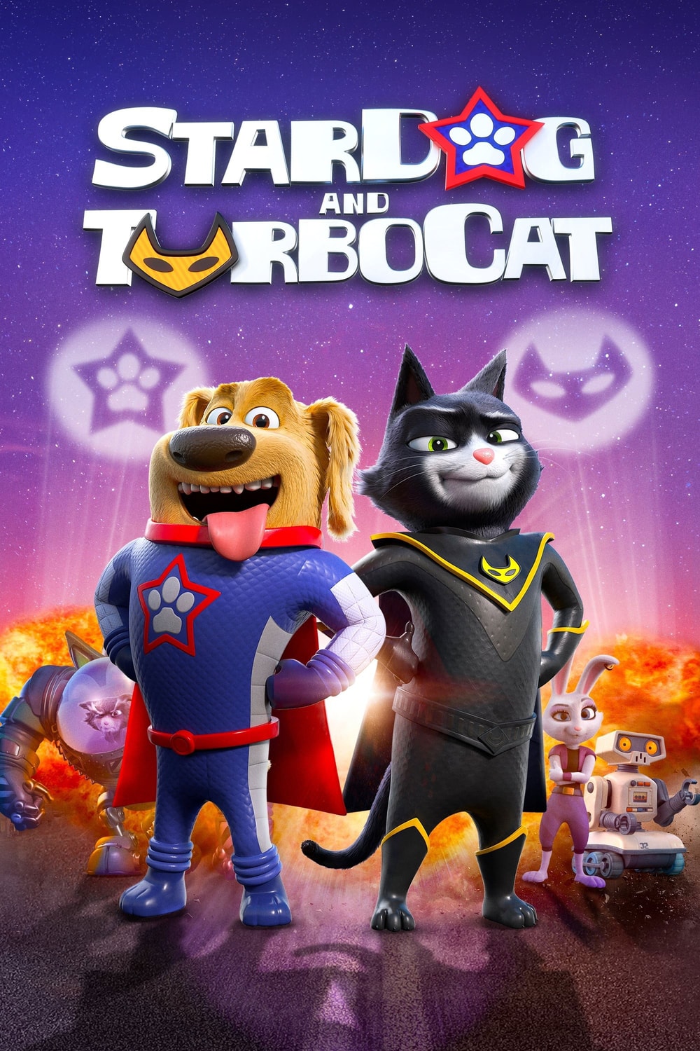 Cão-Estrela E Turbo-Gato