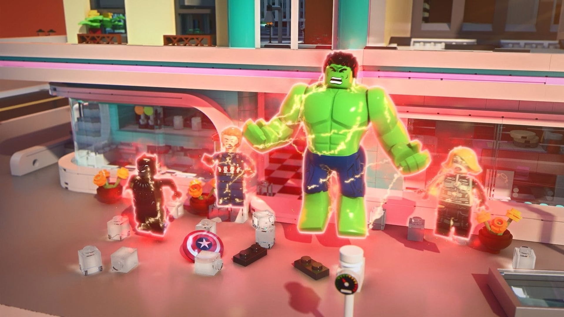 Foto do filme LEGO Super-Heróis da Marvel: Pantera Negra - Problemas em Wakanda