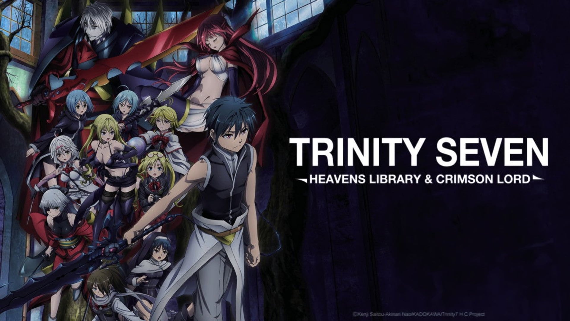 Foto do filme Trinity Seven: Biblioteca do Céu & Lorde Carmesim