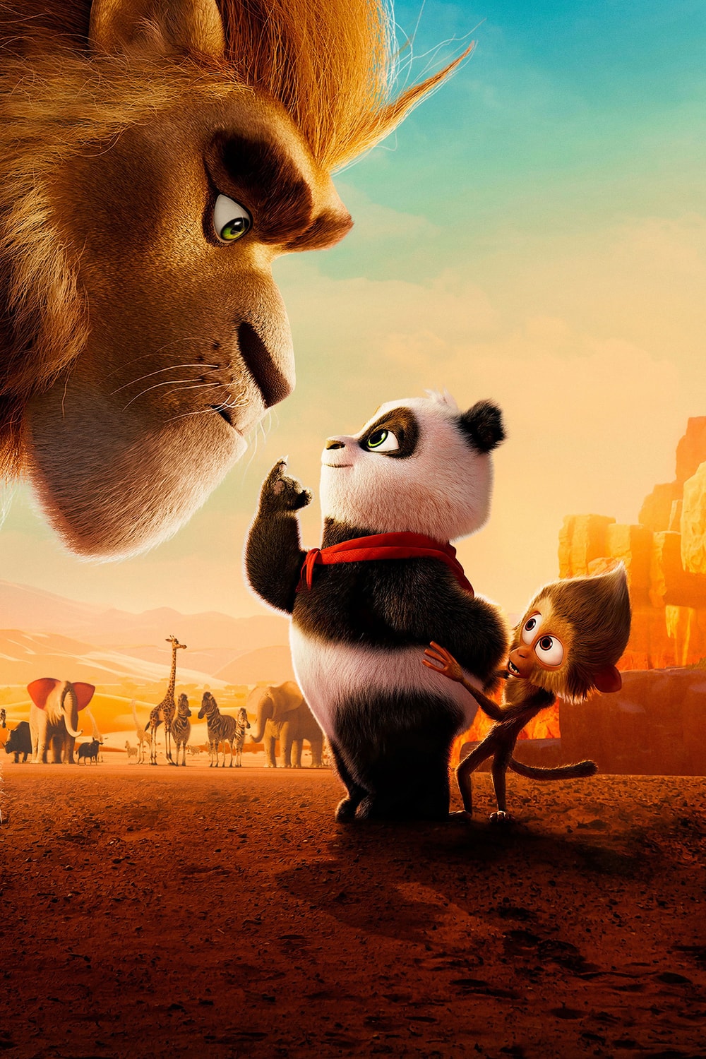 Pandabeer in Afrika