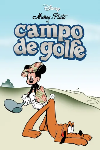 Mickey e Pluto no Campo de Golfe