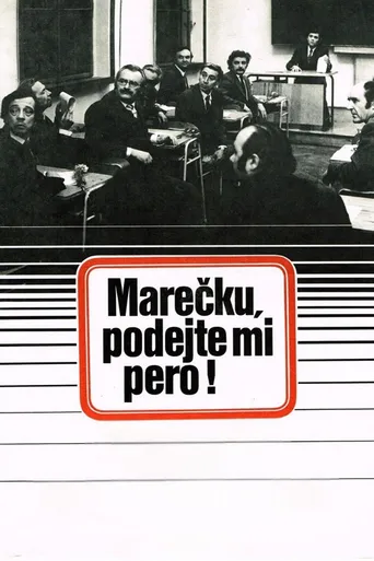 „Marečku, podejte mi pero!“