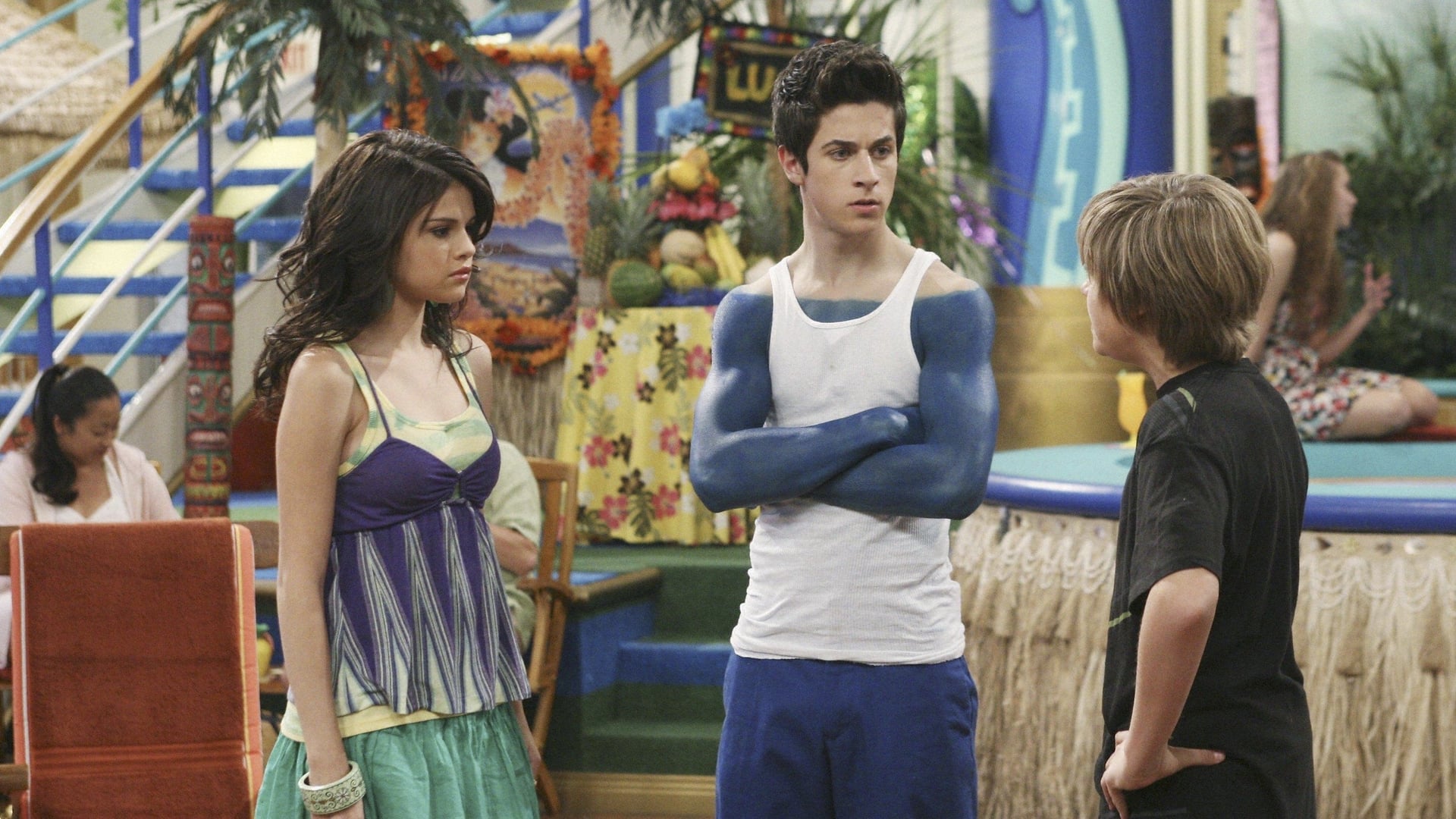 Foto do filme Os Feiticeiros a Bordo com Hannah Montana