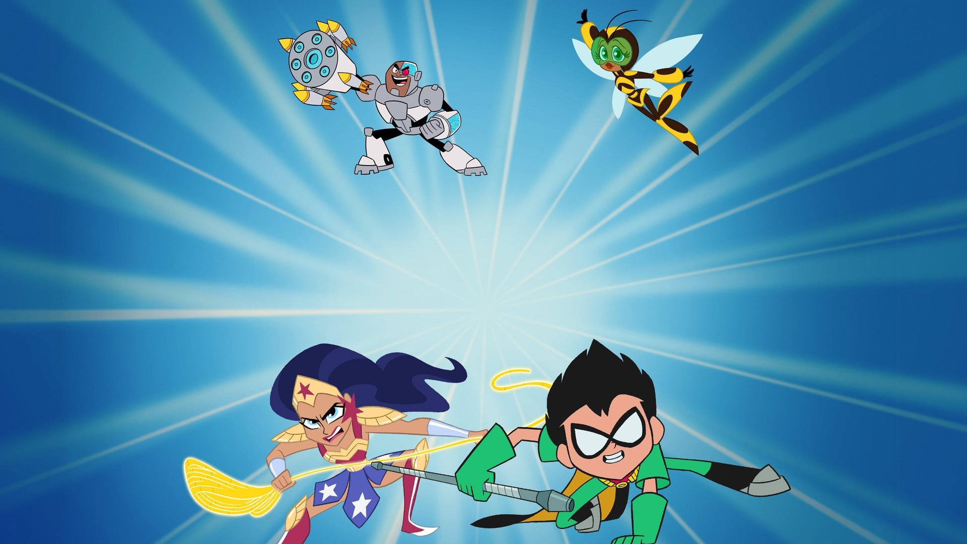 Foto do filme Os Jovens Titãs em Ação! e DC Super Hero Girls: Caos no Multiverso