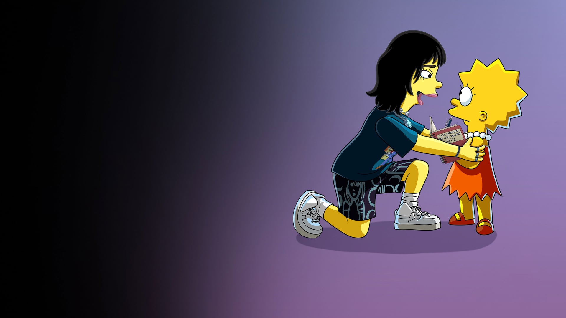 Foto do filme Os Simpsons: Quando Billie Eilish Encontra Lisa