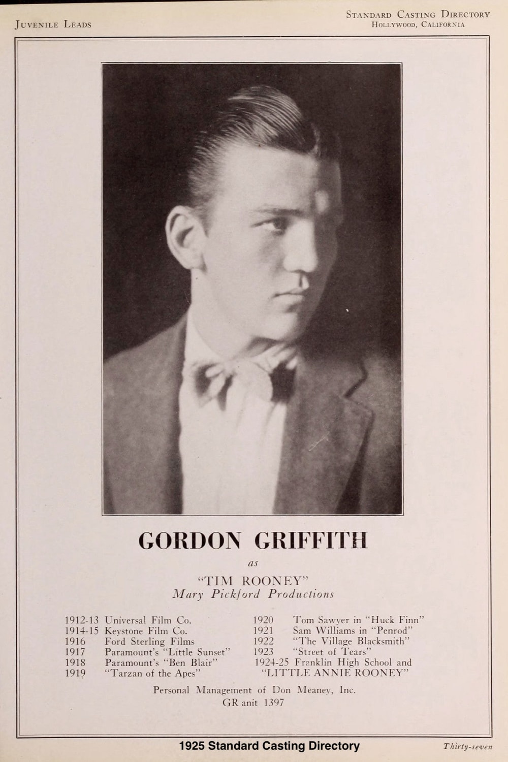 Foto de Gordon Griffith